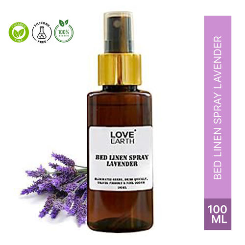 Love Earth Bed Linen Spray Anti-Anxiety Mood Enhancer With Lavender