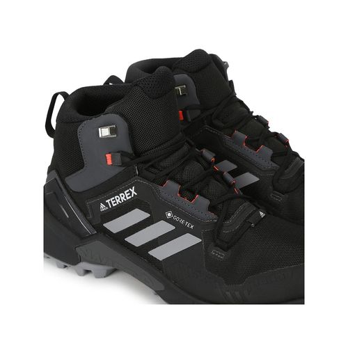 adidas TERREX Swift R3 Mid GORE-TEX Hiking Shoes - Black, Men's Hiking