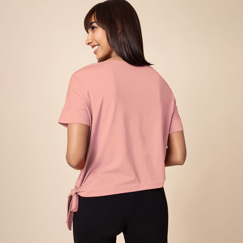 Buy Nykd by Nykaa On-Trend Tie-Up Top , Nykd All Day-NYK 022 - Pink Online