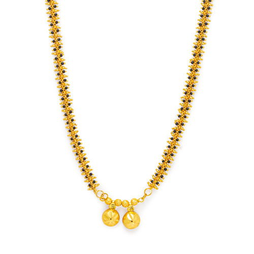 Buy Digital Dress Room Long Mangalsutra One Gram Gold Plated Vati