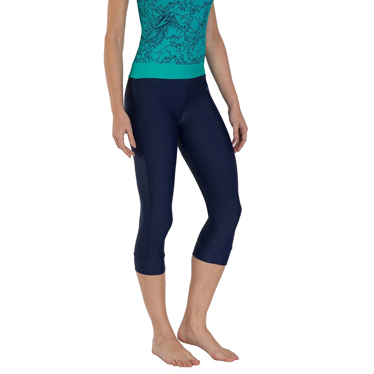 Speedo Solid Swim Capri Blue Buy Speedo Solid Swim Capri Blue