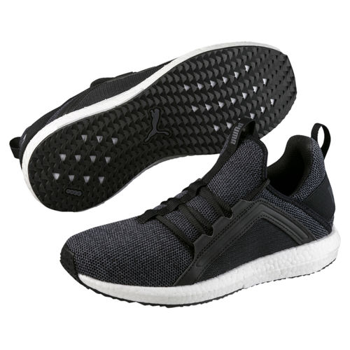 Puma Mega Nrgy Knit Wn S Black-Asphalt Running Shoe (8) - Main Image