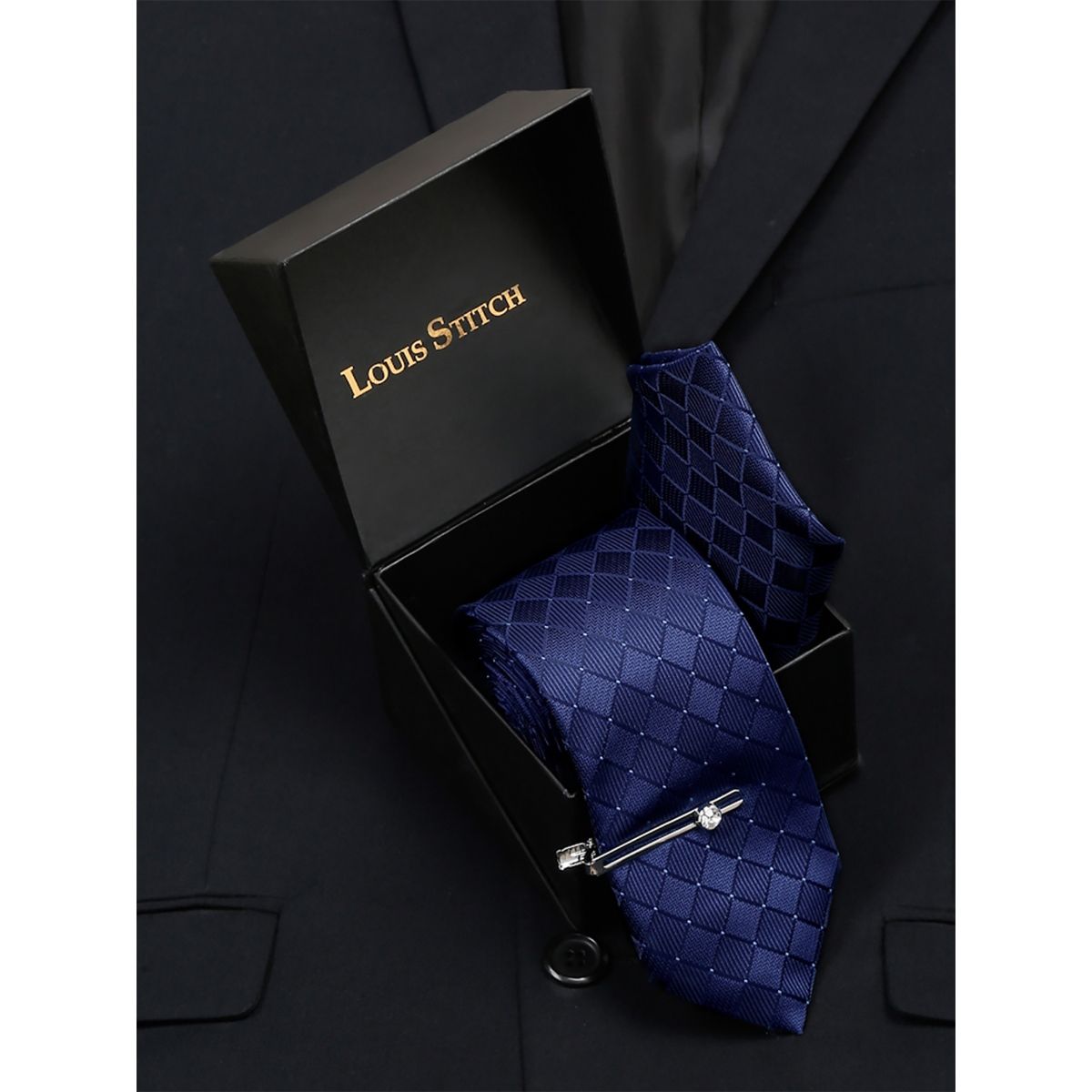 LOUIS STITCH Men Solid Formal Blue Shirt - Buy LOUIS STITCH Men Solid  Formal Blue Shirt Online at Best Prices in India