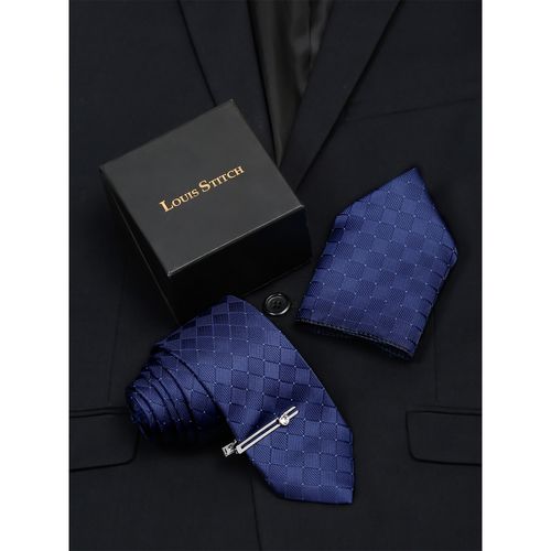 LOUIS STITCH Men Solid Formal Blue Shirt - Buy LOUIS STITCH Men Solid  Formal Blue Shirt Online at Best Prices in India