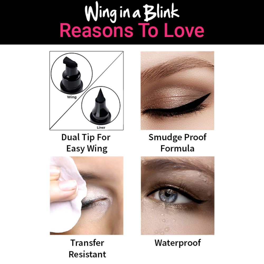 Nykaa Wing In A Blink Eyeliner Pen  Dark Knight 01 Buy Nykaa Wing In A  Blink Eyeliner Pen  Dark Knight 01 Online at Best Price in India  Nykaa