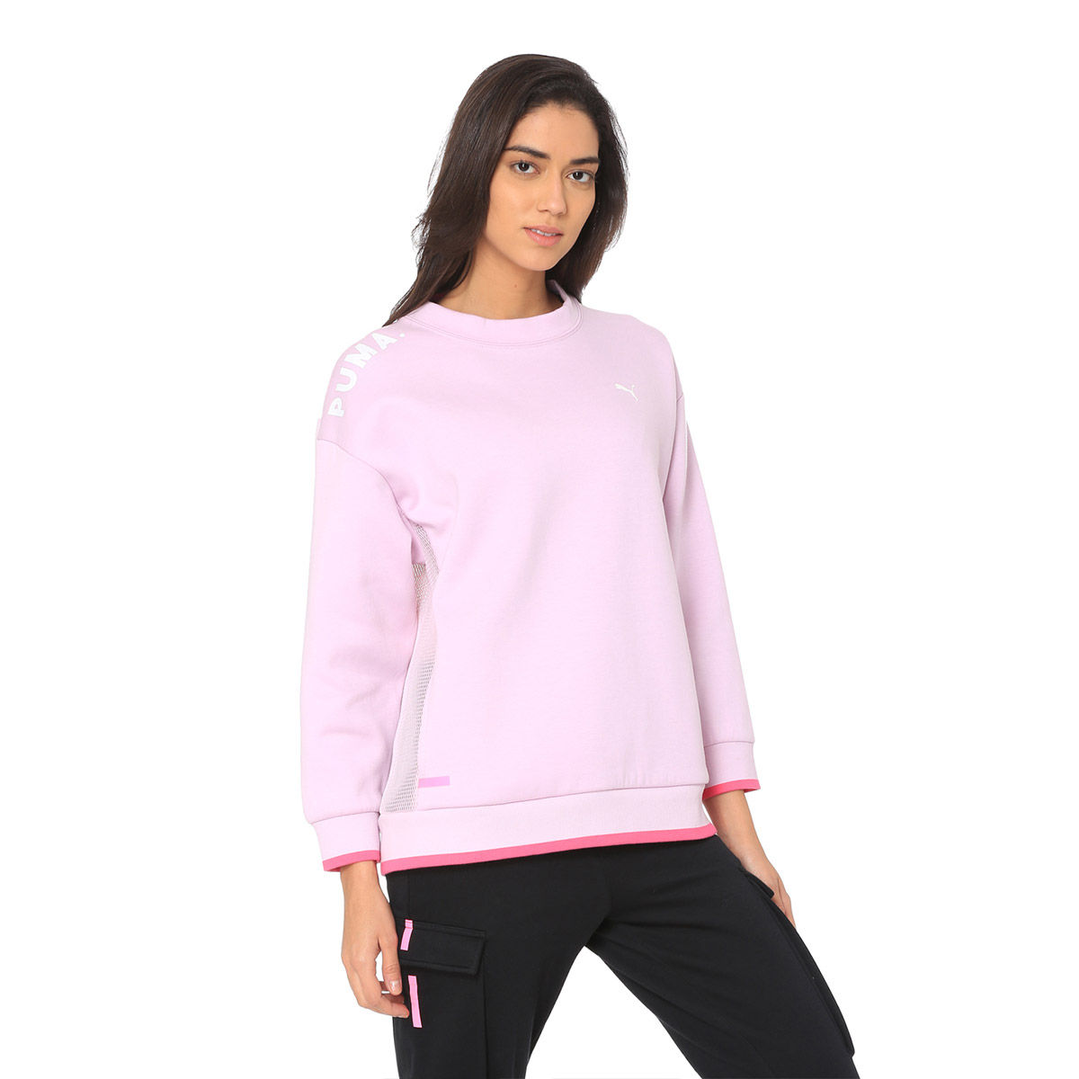 Puma chase outlet crew sweatshirt