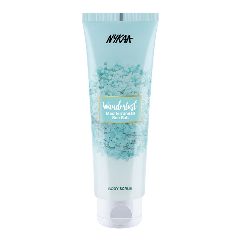Nykaa Naturals Pumice Stone + Nykaa Wanderlust Body Scrub + Nykaa