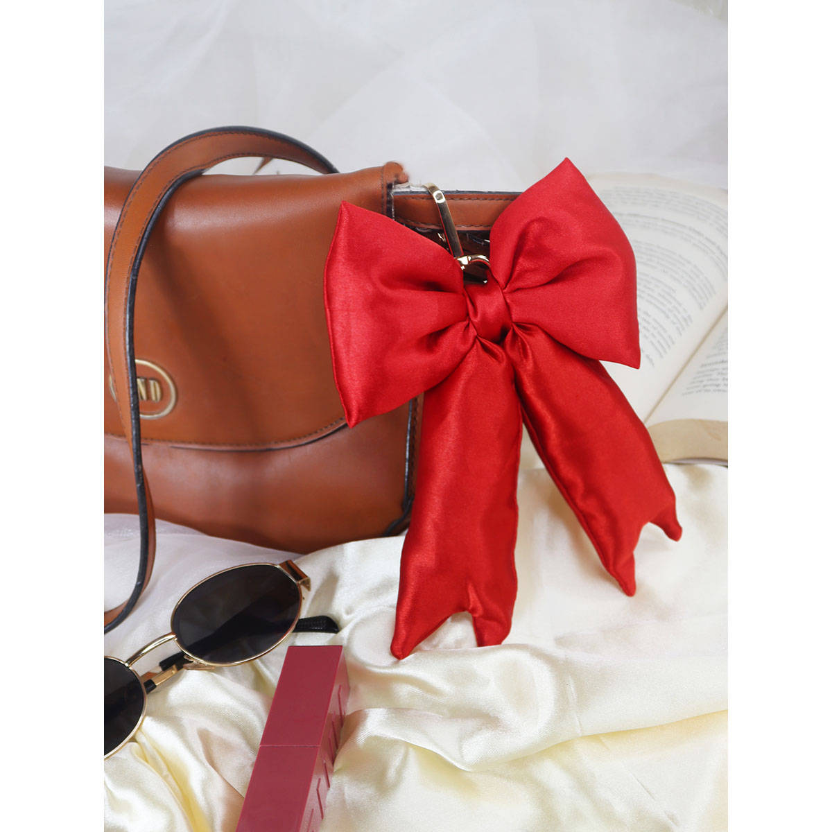 Soho Boho Studio Red Kiki Sobowbow Bag Charm