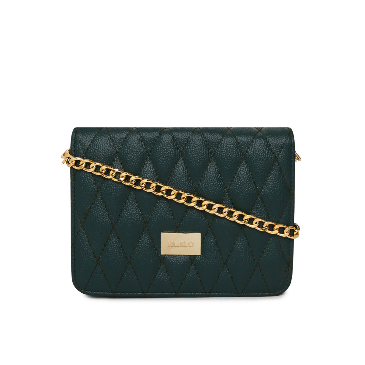 dark green sling bolsa