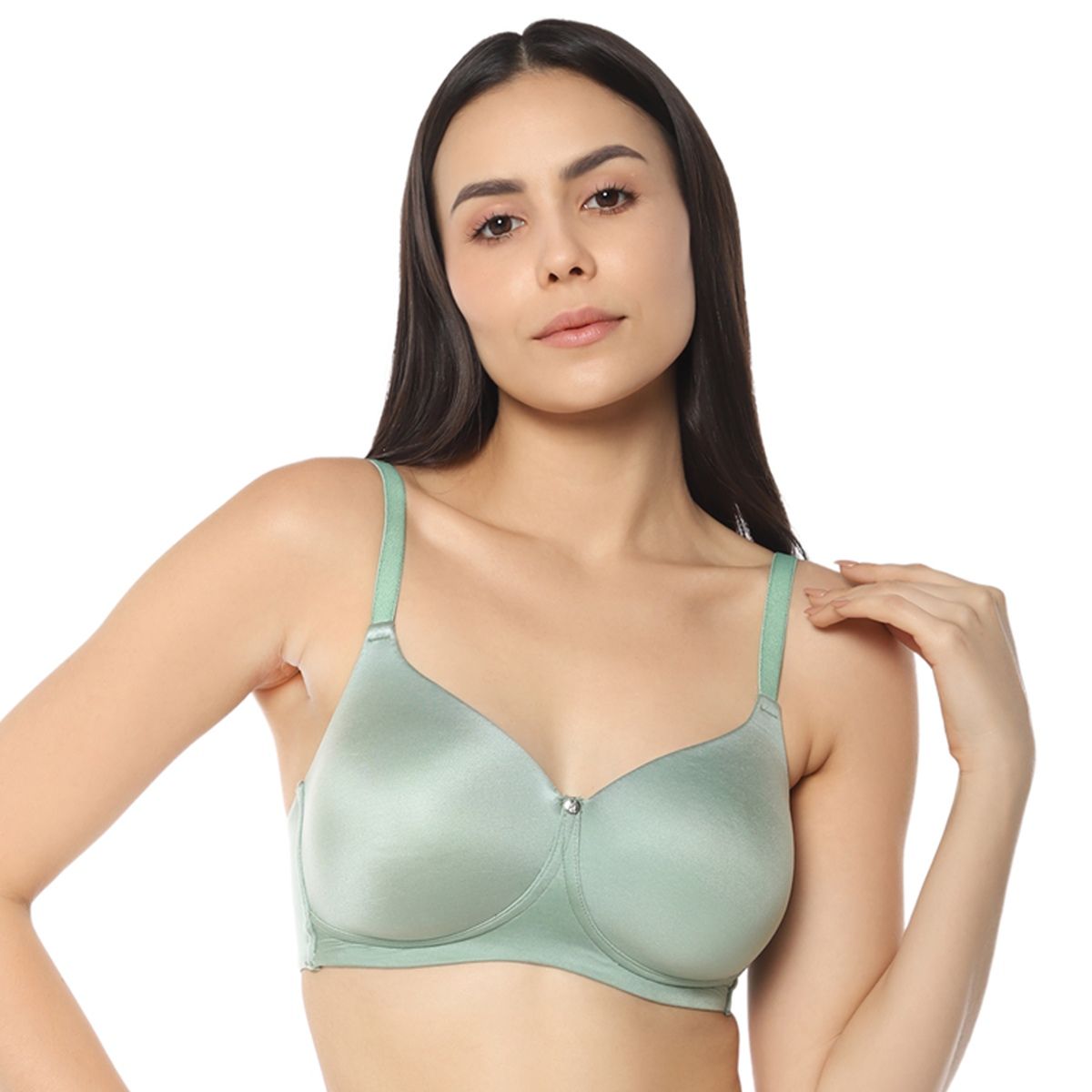 Amante Solid Padded Non-Wired Full Coverage T-Shirt Bra