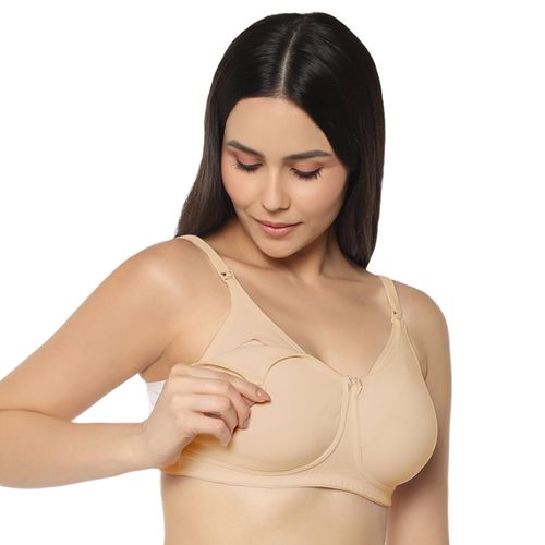 Amante Solid Non Padded Non-Wired Full Coverage Nursing Bra (40D)