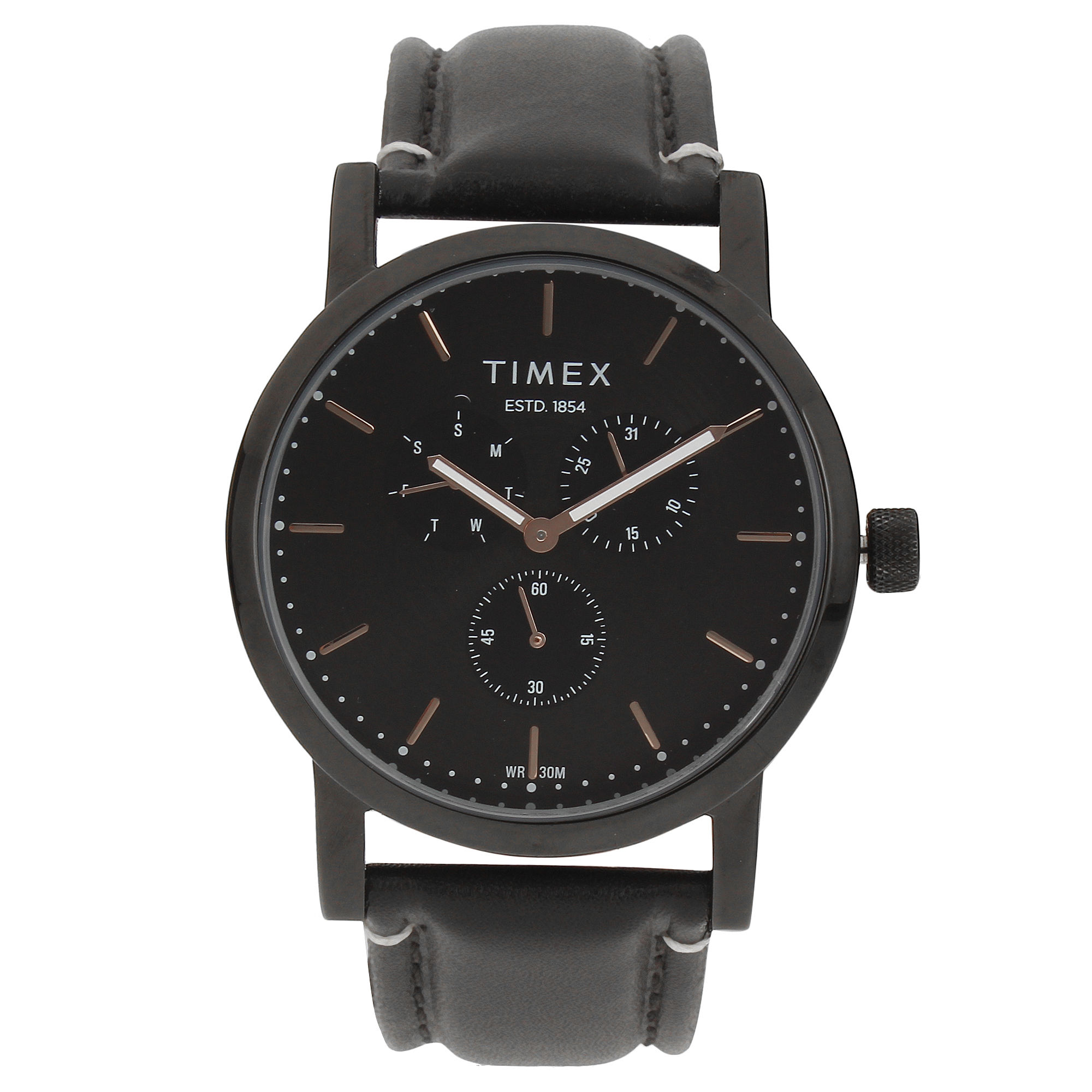 Timex Analog Black Dial Men's Watch (TWEG16610)