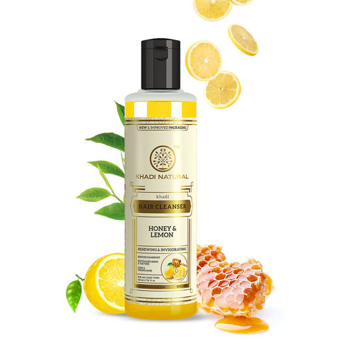 Khadi Natural Honey & Lemon Hair Cleanser: Buy Khadi Natural Honey & Lemon  Hair Cleanser Online at Best Price in India | NykaaMan