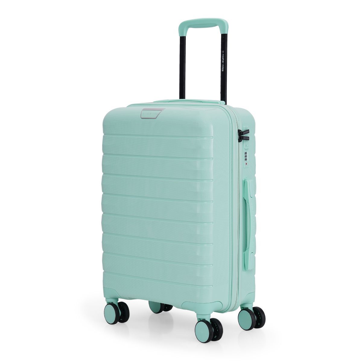 Nasher Miles Vienna Hard-Sided Polypropylene Cool Mint Trolley Bag: Buy ...