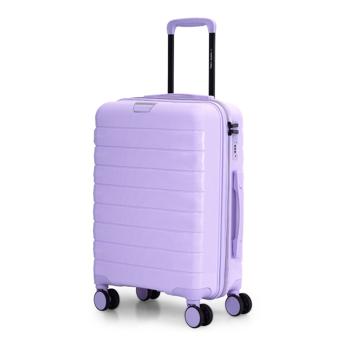 Buy Nasher Miles Vienna Hard-Sided Polypropylene Purple Trolley Bag Online