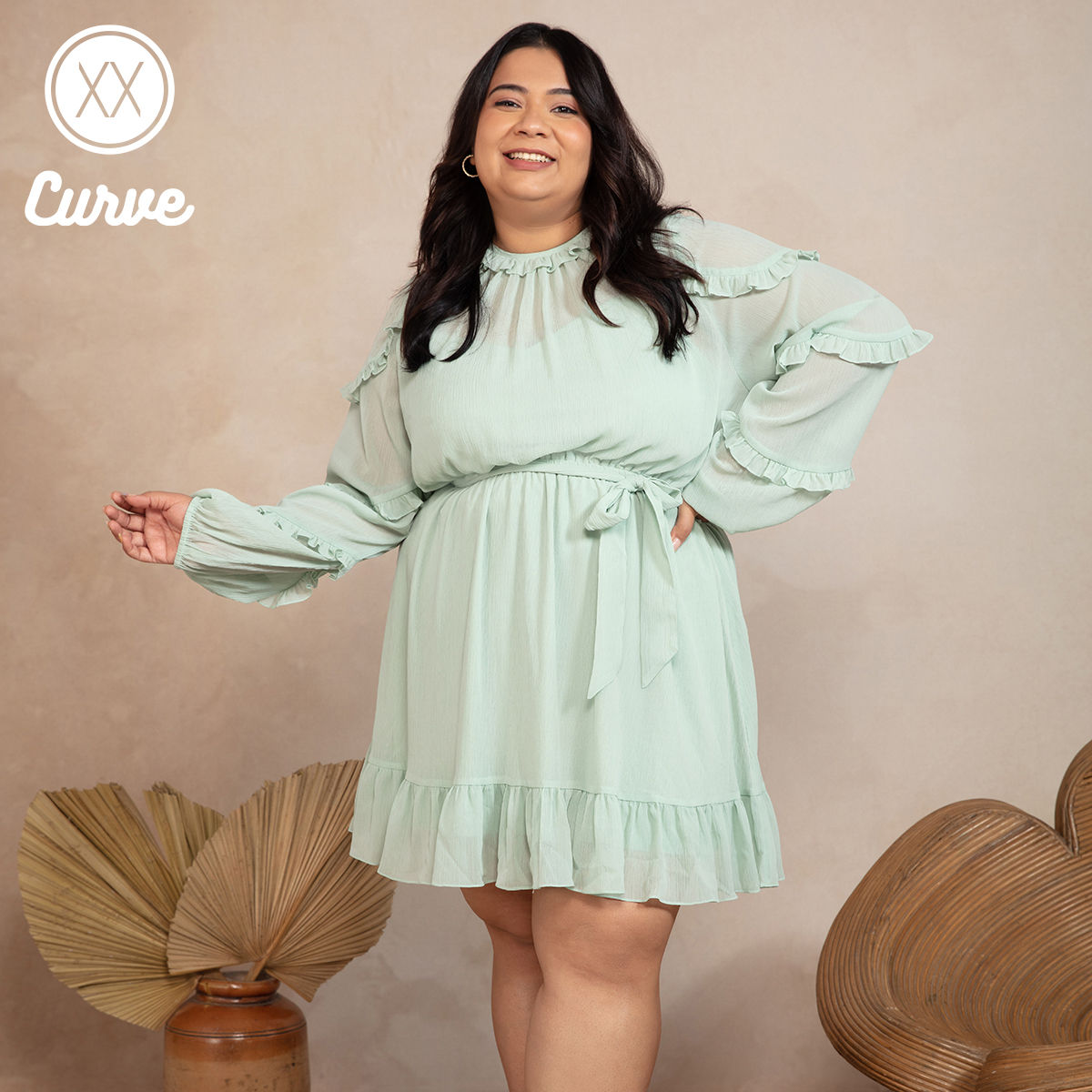 Buy Twenty Dresses By Nykaa Fashion Curve Bright And Beautiful Dress Online