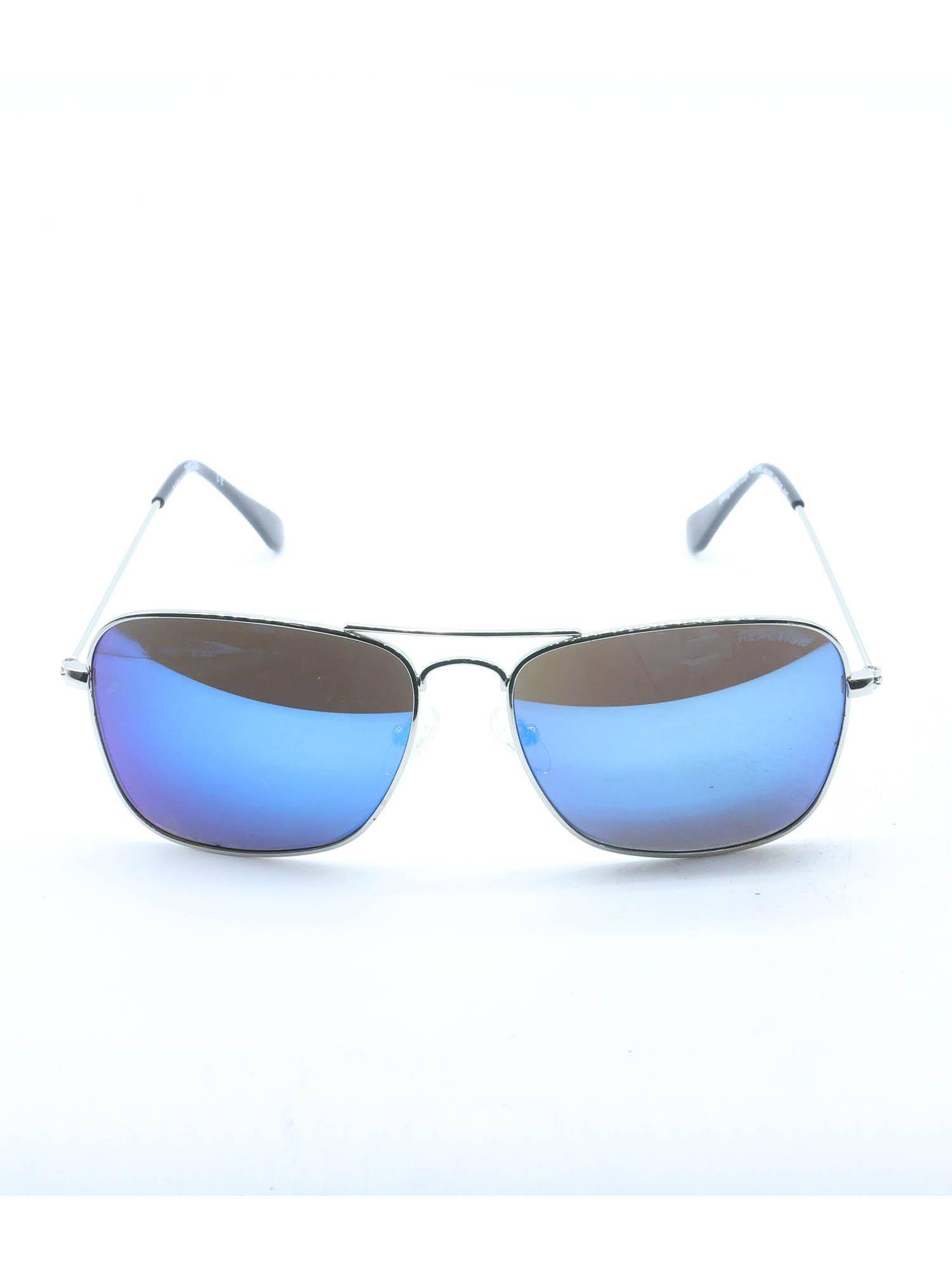 Kenneth Cole Blue Aviator Metal Uv Protected Sunglasses -KC1249 58 10C