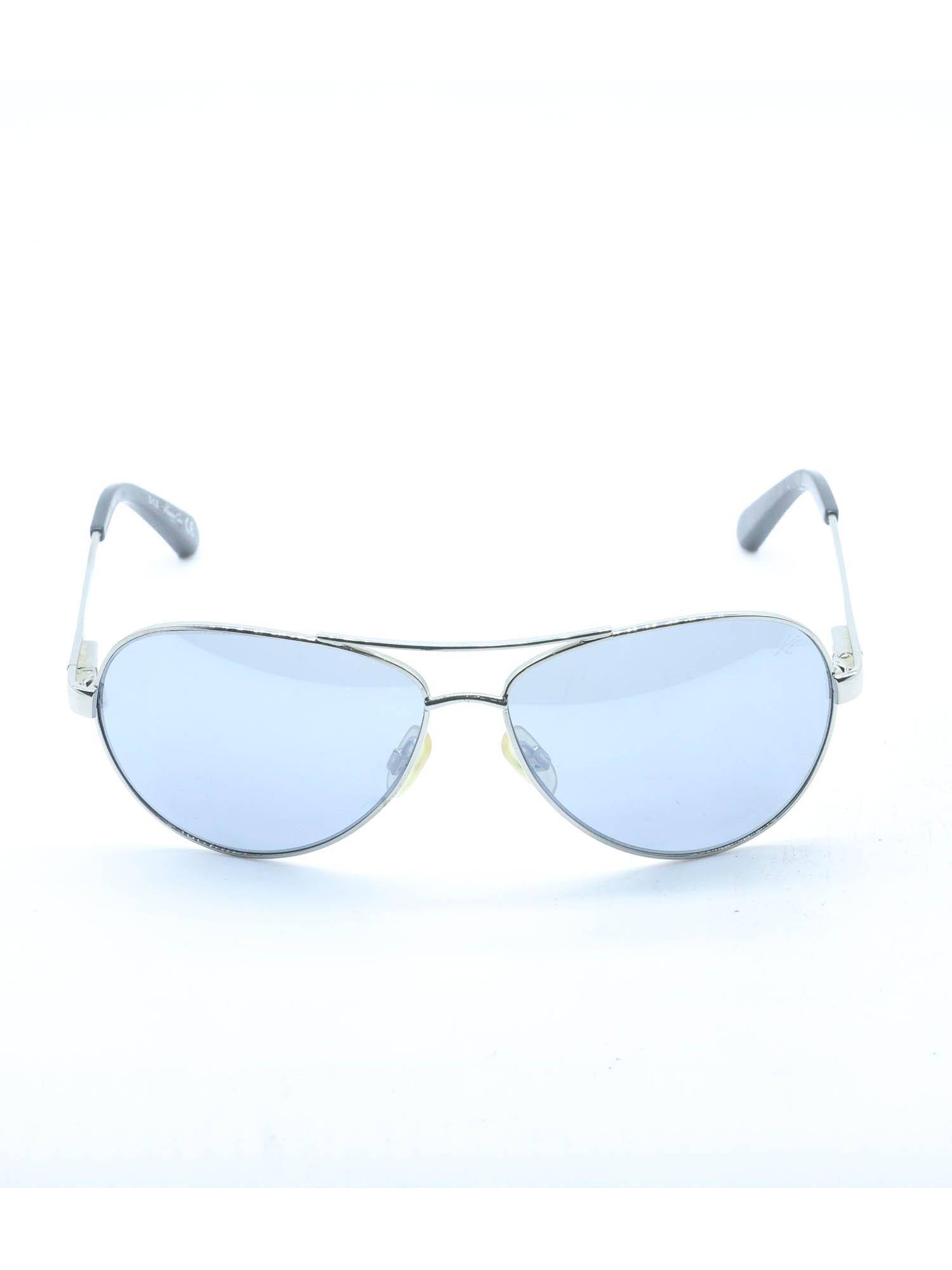 Kenneth Cole Blue Aviator Metal Uv Protected Sunglasses -KC7029 59 10C