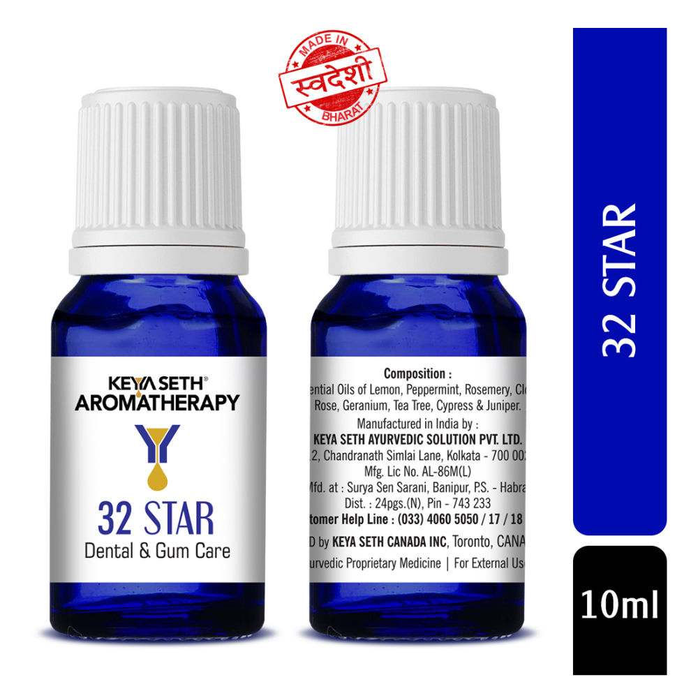 Keya Seth Aromatherapy 32 Star Dental & Gum Solution Essential Oil