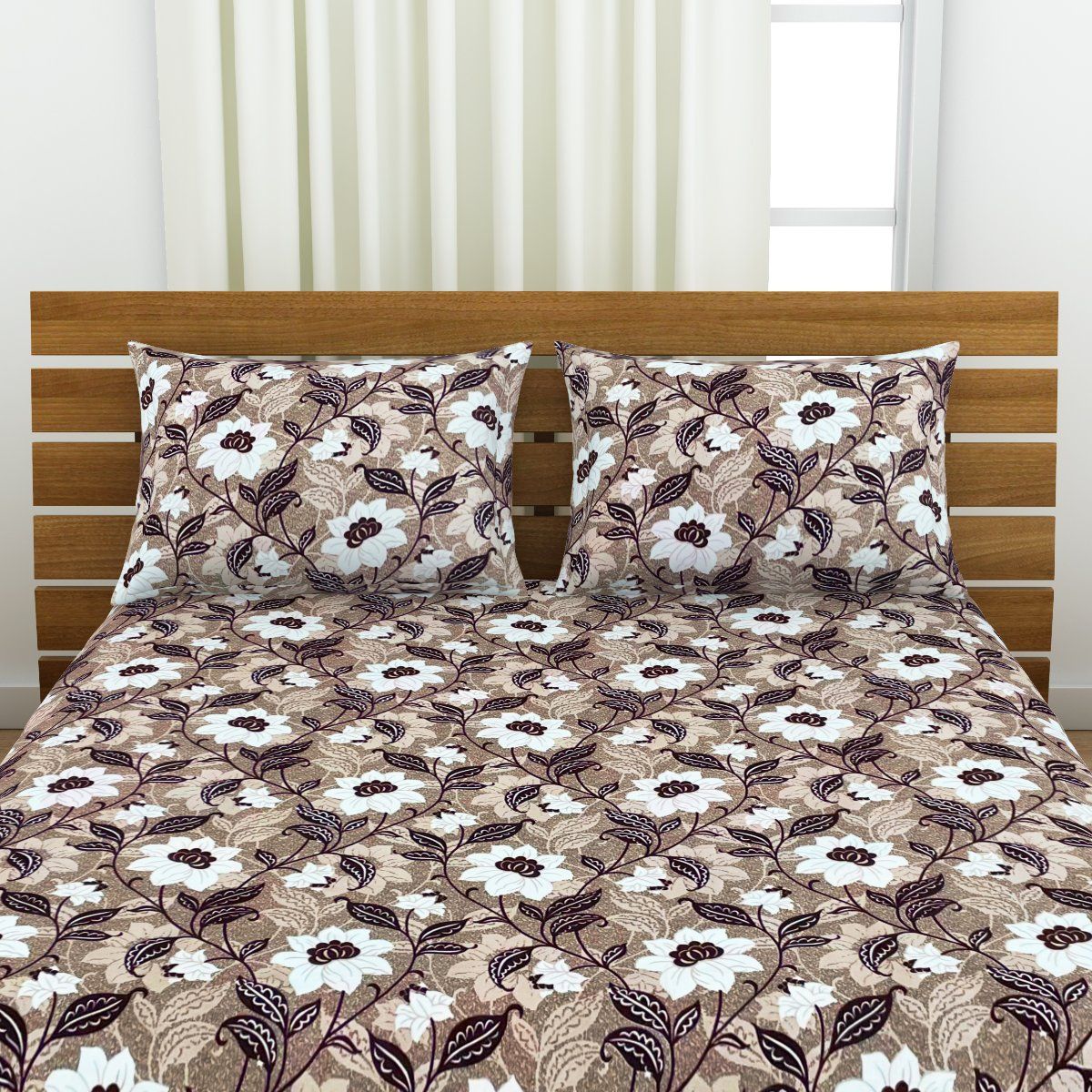 Buy Welspun MICROFIBER Bedsheets Double SOFT FEEL SKIN SAFE MACHINE