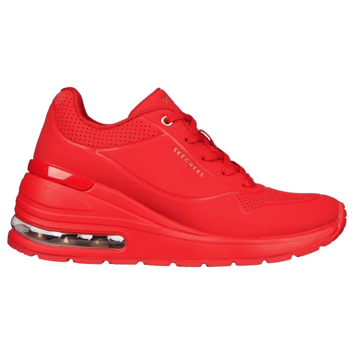 Skechers womens red sneakers sale