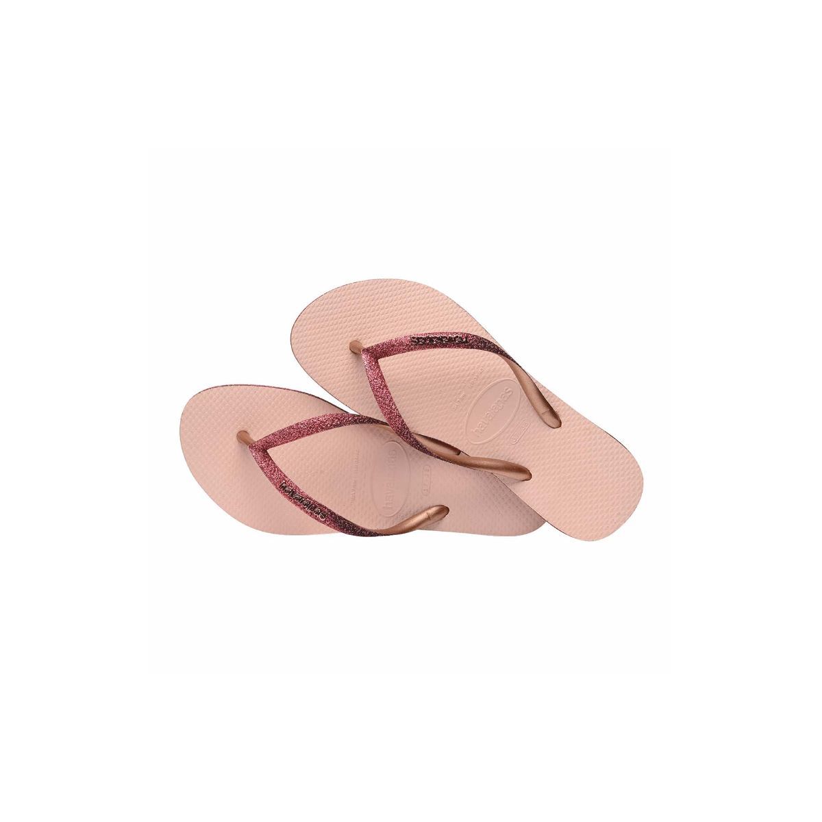 Buy Havaianas Slim Sparkle II Rose Gold Flip Flops EURO 41 42 Online