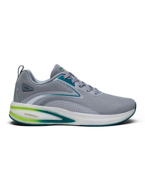 Campus Rebel Grey Men Running Shoes