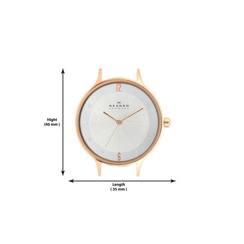 Buy Skagen Anita Rose Gold Watch SKW2151 For Women Online display picture 1