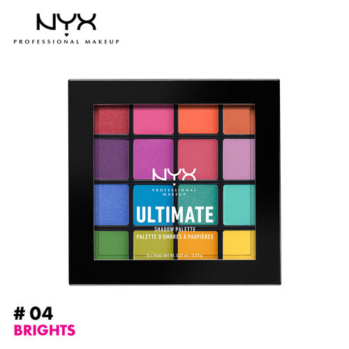 Nyx Professional Makeup Ultimate Shadow Palette Brights Buy Nyx Professional Makeup Ultimate Shadow Palette Brights Online At Best Price In India Nykaa