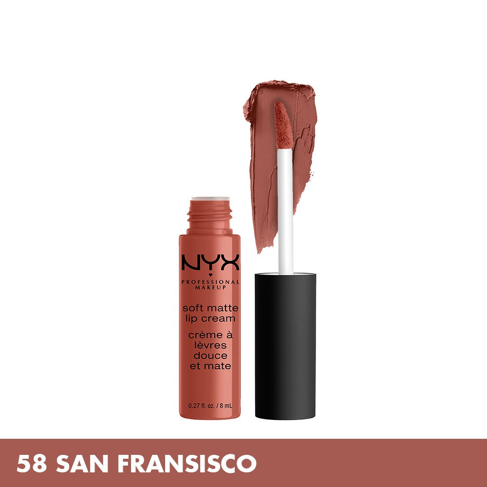 nyx soft matte lip cream san francisco