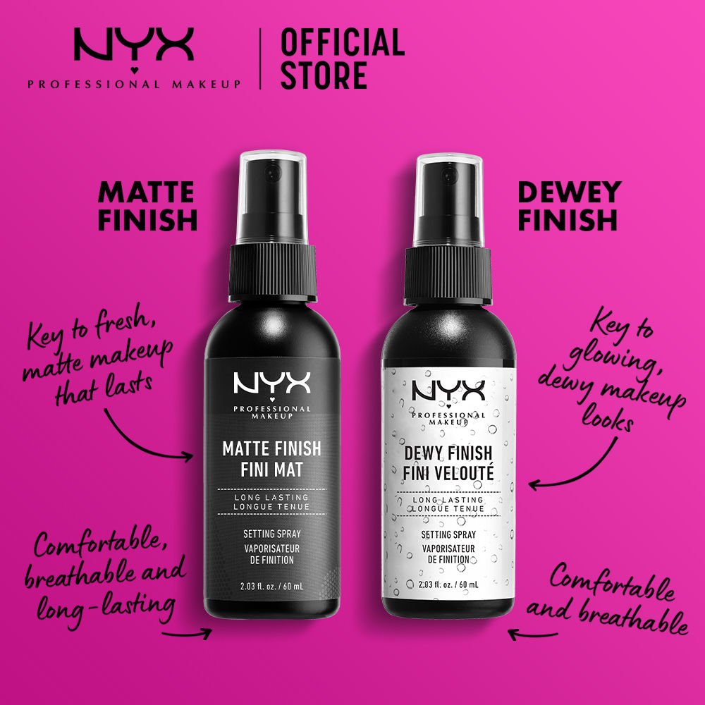NYX Professional Makeup Long Lasting Makeup Setting Spray Dewy Finish Buy NYX Professional