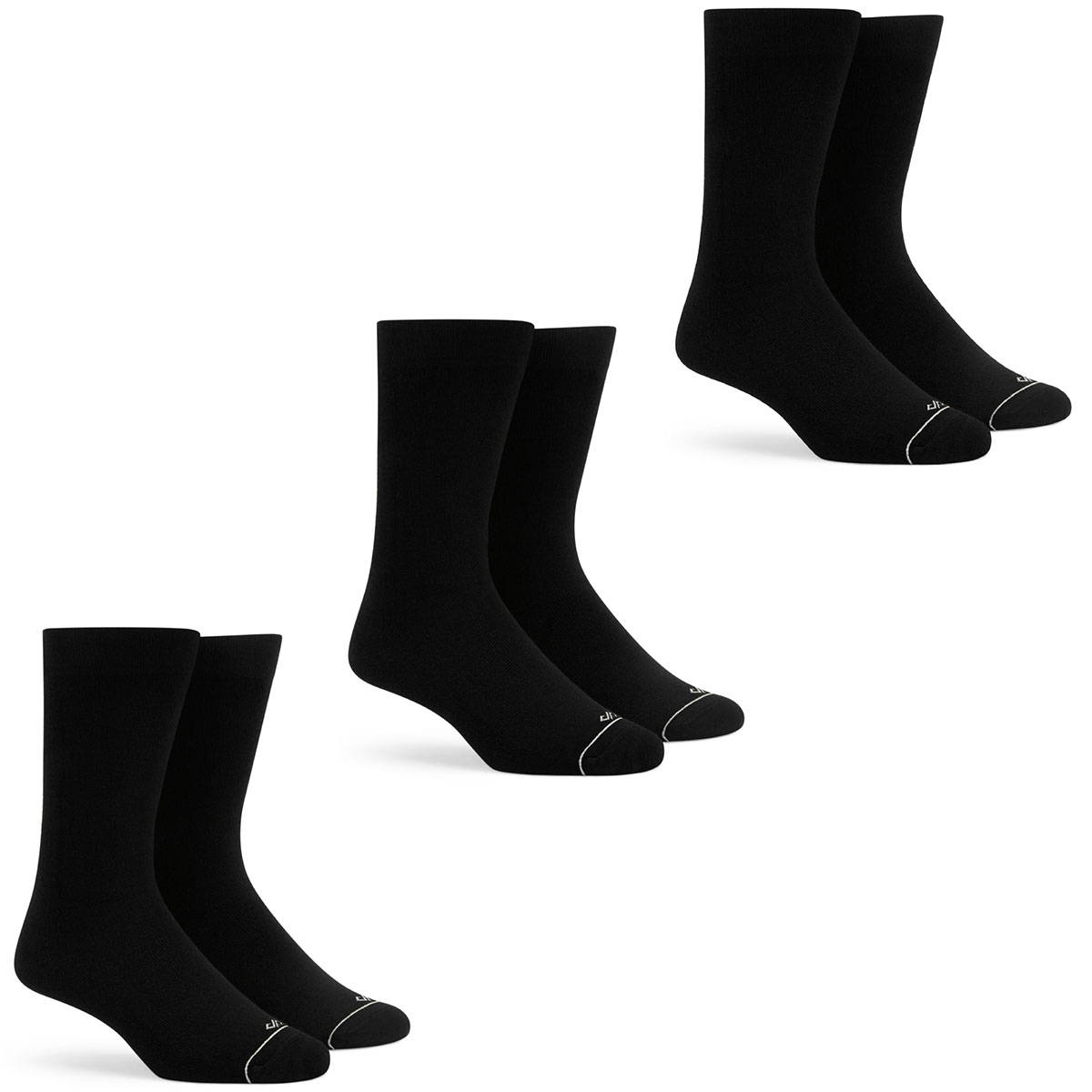 Dynamocks Men & Women Bamboo Crew Length Socks (Pack of 3)