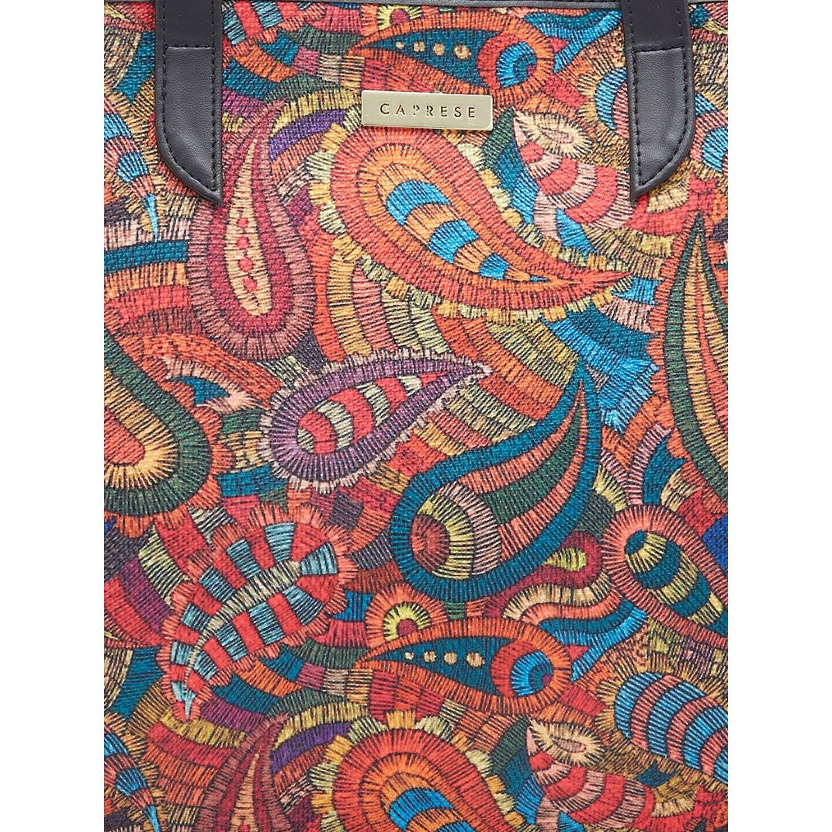 Buy Caprese Women Multi-Color Kaya Tote Bag (L) Online