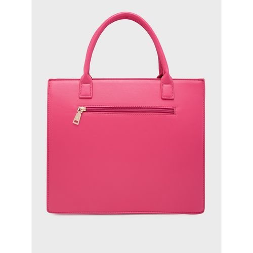 Buy Caprese Women Pink Roxana Tote Bag with Detachable Strap (M