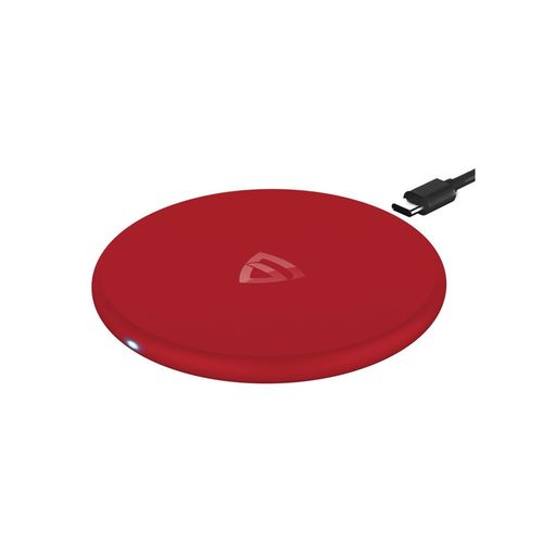RAEGR Arc 400 Pro 15W Type-C PD[Made in India]Qi-Certified Wireless Charger  with Fireproof ABS-Red