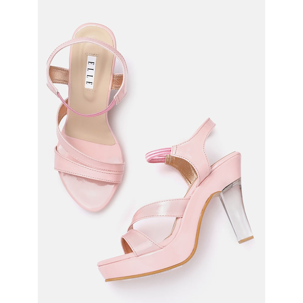 ELLE Pink Women Slip On Sandals Buy ELLE Pink Women Slip On