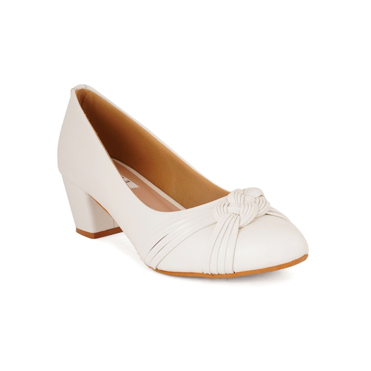 slip on white pumps