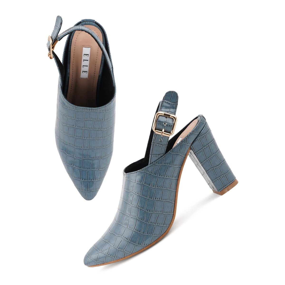 buckle mules womens