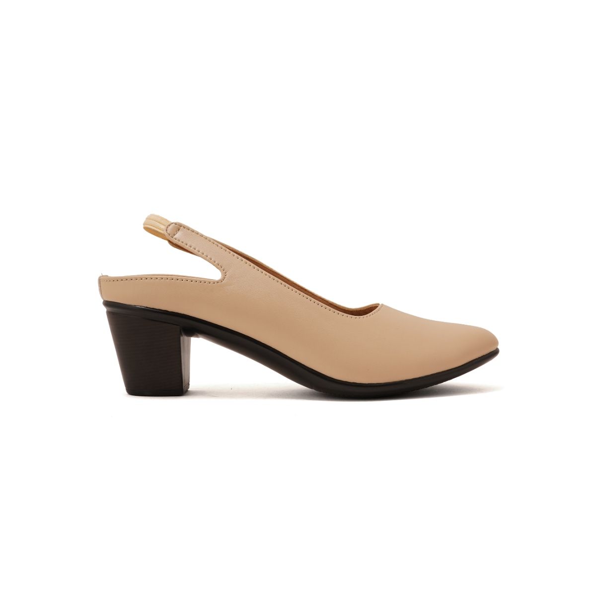 Buy ELLE Cream Women Slip On Pumps Online