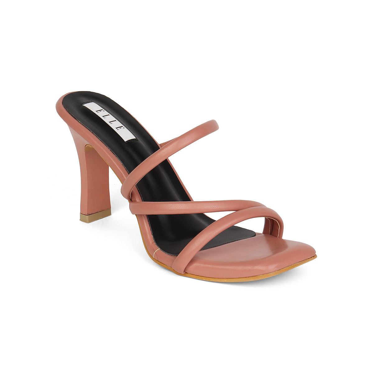 Buy ELLE Peach Women Slip On Sandals Online