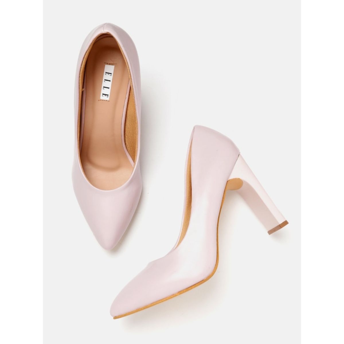 ELLE Pink Women Slip On Pumps Buy ELLE Pink Women Slip On Pumps Online