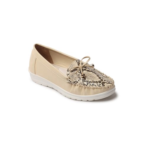 Buy ELLE Cream Women Slip On Casual Shoes Online