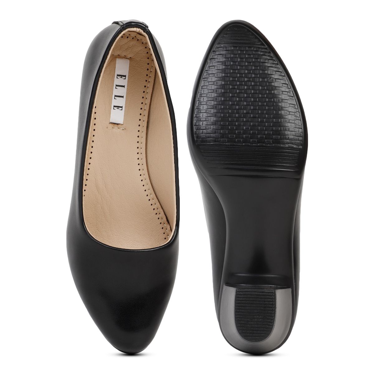 ELLE Black Women Slip On Pumps Buy ELLE Black Women Slip On Pumps