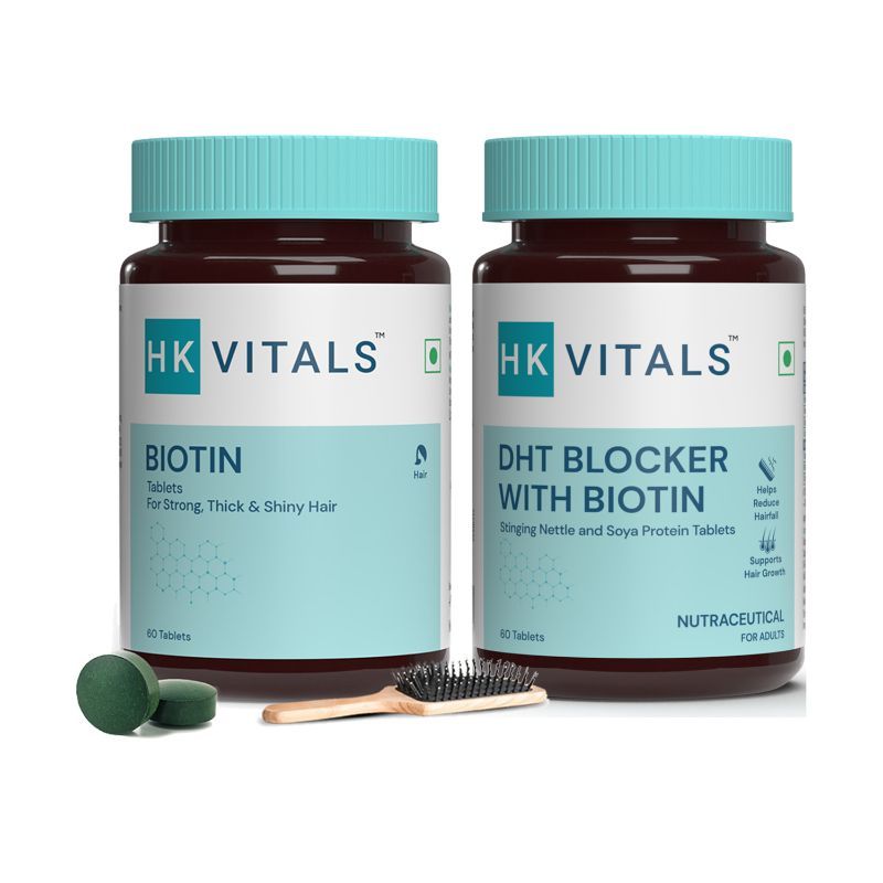 Buy HealthKart HK Vitals Biotin & DHT Blocker with Biotin, Supplement for  Hair Growth & Strong Hair Online