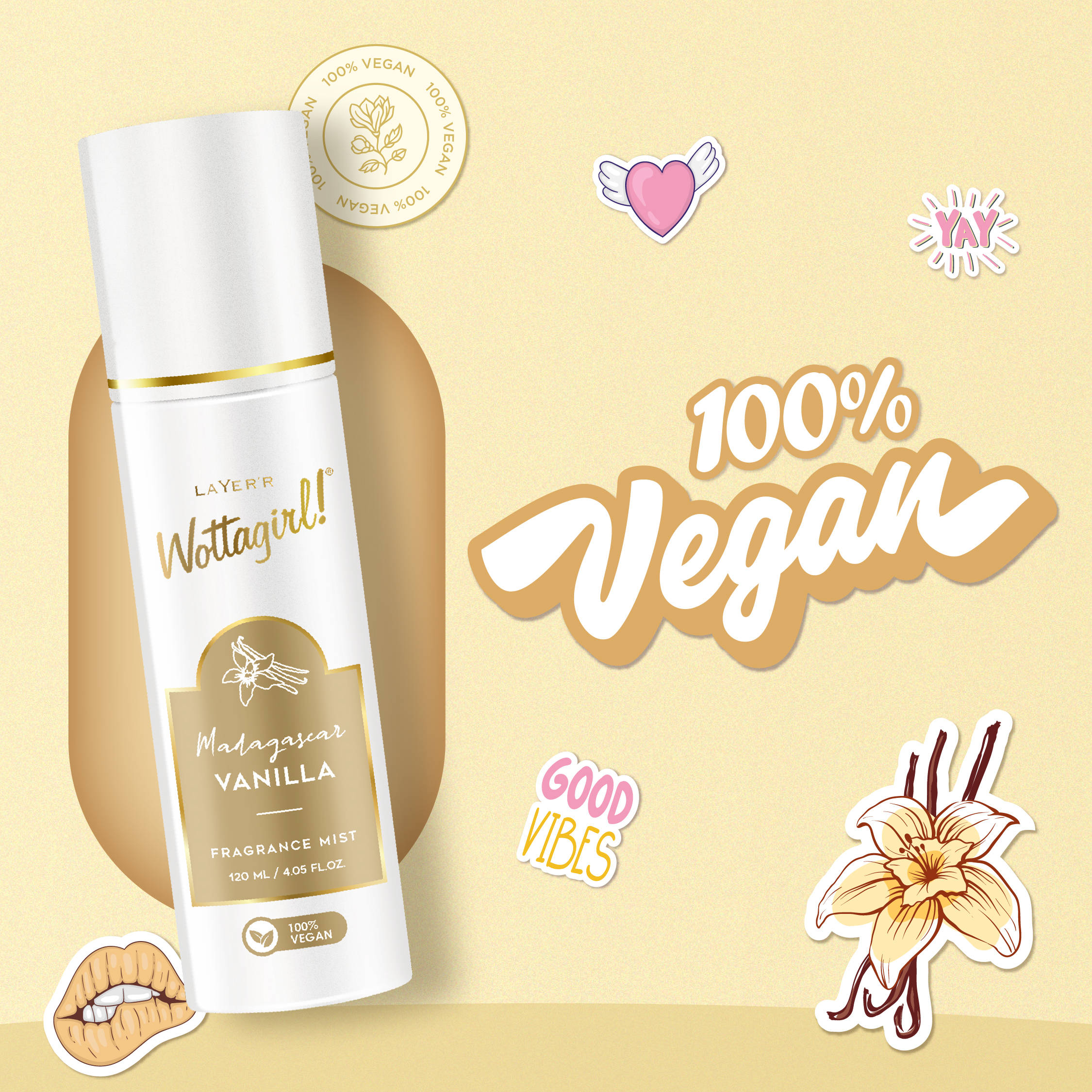 Layer'r Wottagirl! Madagascar Vanilla Fragrance Mist - view 8
