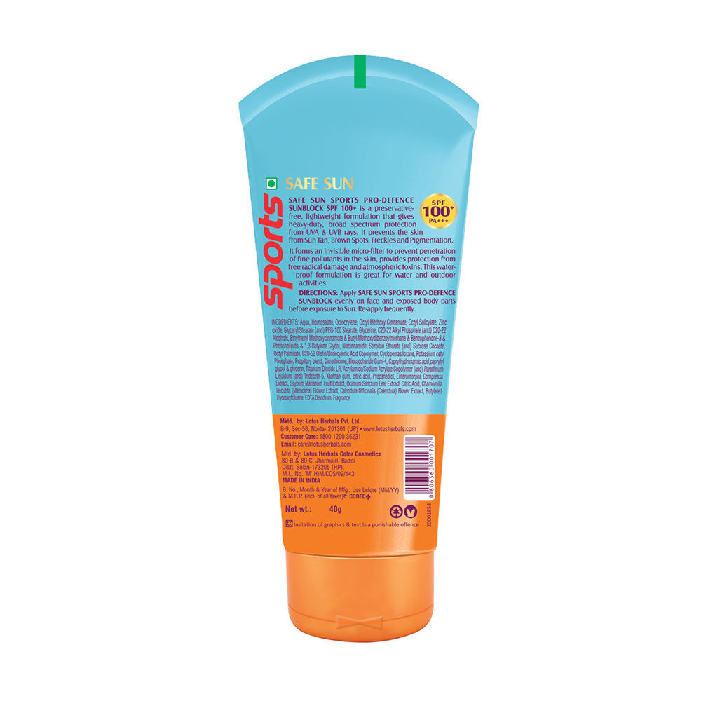 lotus sports sunscreen spf 100 price