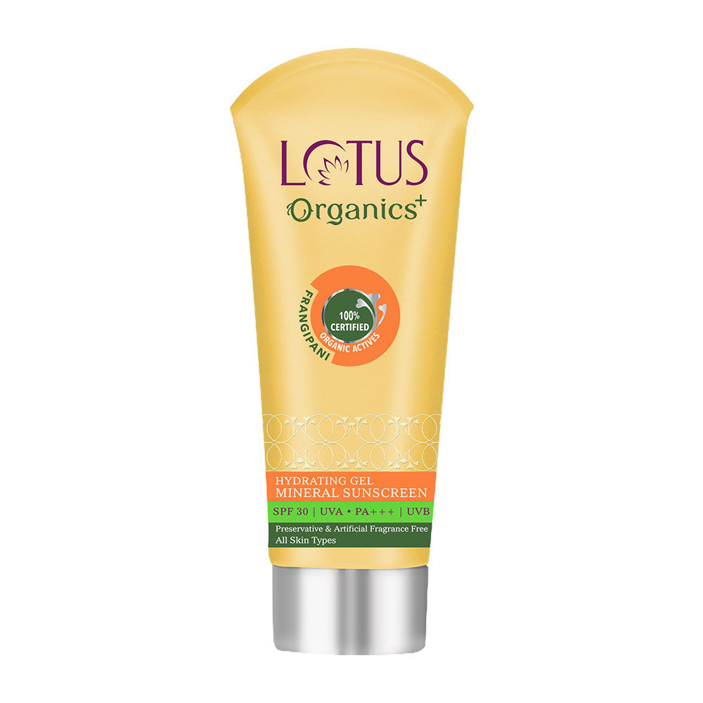 Lotus Organics+ Hydrating Gel Mineral Sunscreen SPF 30 PA+++ - 100% Chemical Free