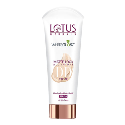 Lotus Herbals Whiteglow Matte Look All In One Dd Creme Spf 20 Buy Lotus Herbals Whiteglow Matte Look All In One Dd Creme Spf 20 Online At Best Price In India Nykaa Stylecraze provides the information about 77 best selling lotus herbals products with reviews, prices, benefits, how to use process, etc. lotus herbals whiteglow matte look all in one dd creme spf 20 natural beige