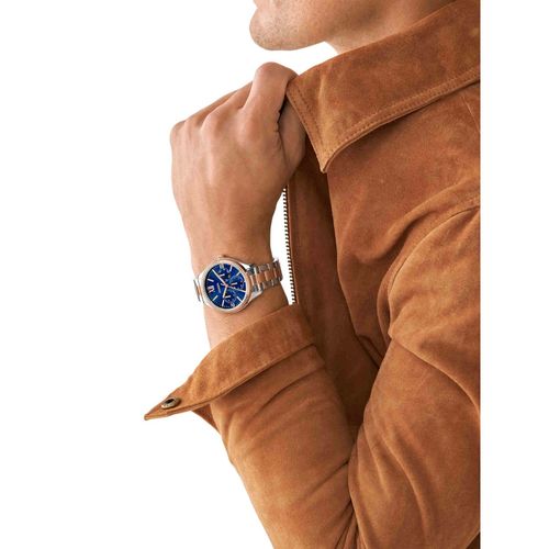 Buy Fossil Rye Two Tone Couple Watch BQ2736SET (M) Online