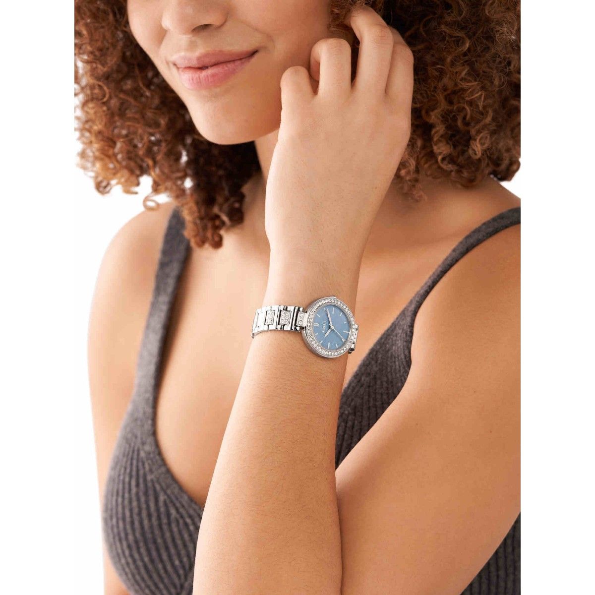 FOSSIL 腕時計 KARLI BQ3865 Buy Fossil Karli Silver Watch BQ3865 (M) Online